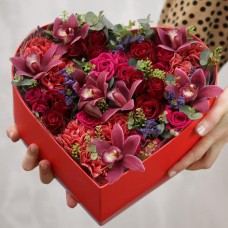 Flowers in a box my heart